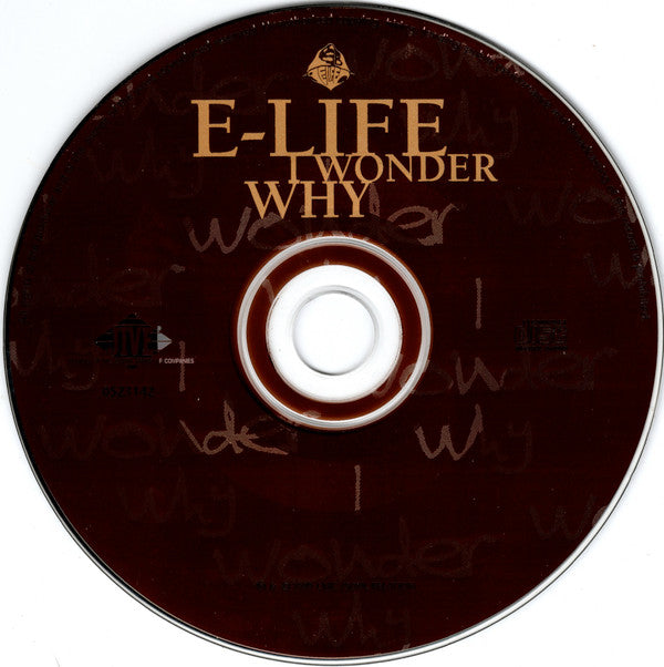 E-Life : I Wonder Why (CD, Single)
