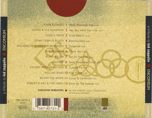 Various : Encomium: A Tribute To Led Zeppelin (CD, Album)