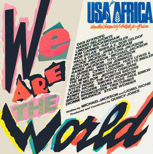 USA For Africa : We Are The World (7", Single)