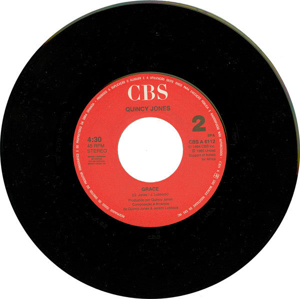 USA For Africa : We Are The World (7", Single)