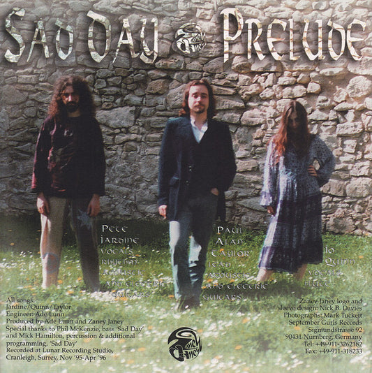 Zaney Janey : Sad Day / Prelude (7")