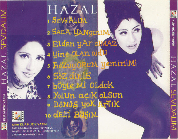 Hazal : Sevdalım (CD, Album)