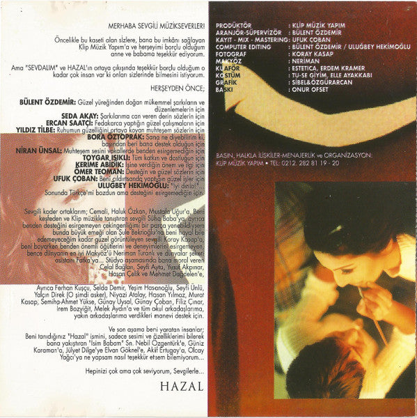 Hazal : Sevdalım (CD, Album)