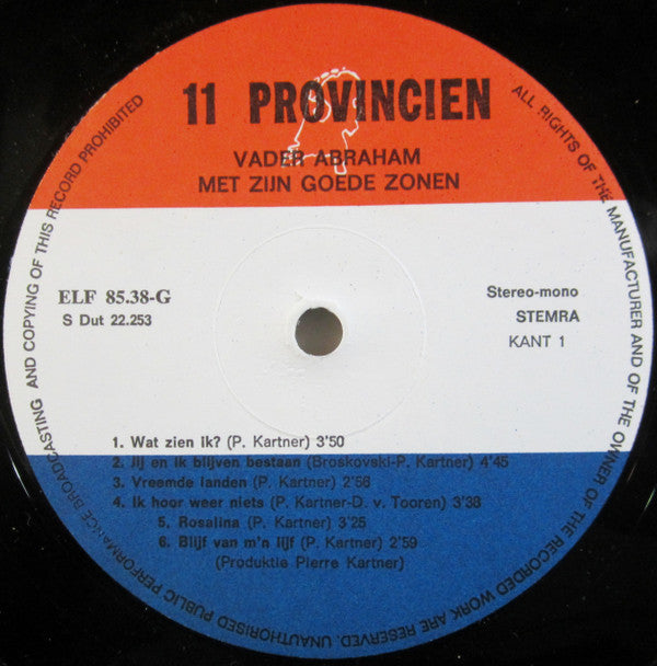 Vader Abraham En Zijn Goede Zonen : Vader Abraham En Zijn Goede Zonen (LP, Album)
