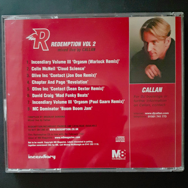 DJ Callan : Redemption Vol. 2 (CD, Comp, Mixed)