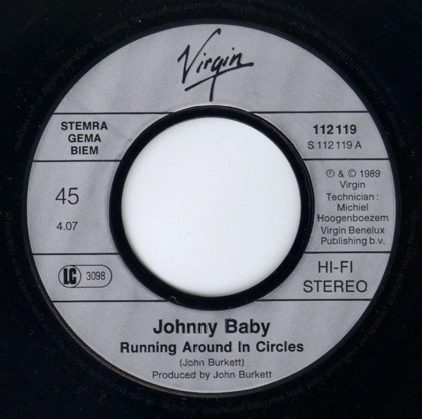 Johnny Baby : Running Around In Circles (7")