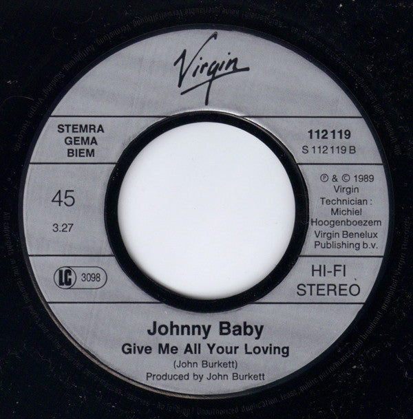 Johnny Baby : Running Around In Circles (7")