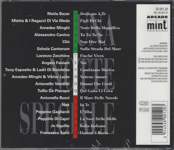 Various : Una Notte Speciale - San Remo '93 Vol. 3 (CD, Comp)