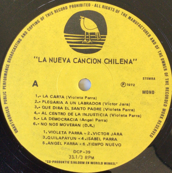Various : La Nueva Canción Chilena (LP, Comp)