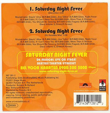 Dj Monty : Saturday Night Fever (CD, Single)