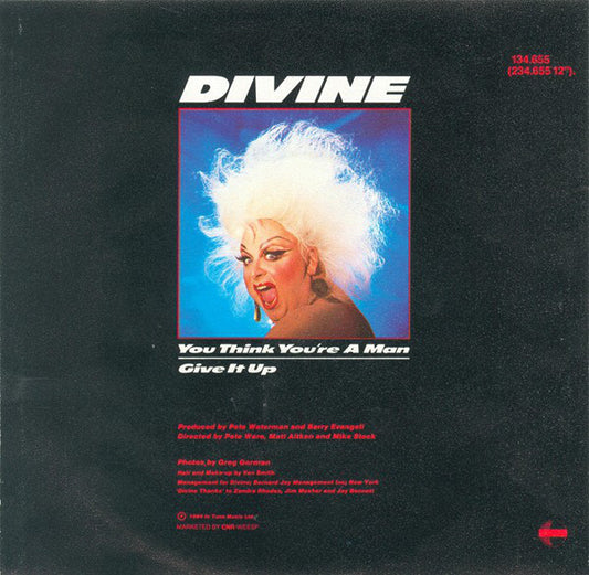 Divine : You Think You're A Man (7", Single)
