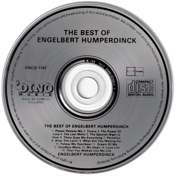 Engelbert Humperdinck : The Best Of Engelbert Humperdinck (CD, Album)