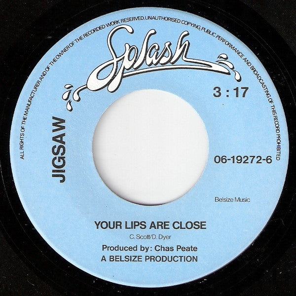 Jigsaw (3) : Love Fire (7", Single)
