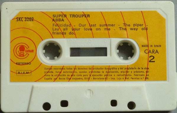 ABBA : Super Trouper (Cass, Album)