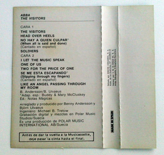 ABBA : The Visitors (Cass, Album)