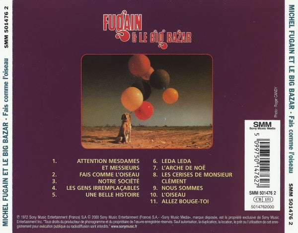 Michel Fugain & Le Big Bazar : Fugain & Le Big Bazar (CD, Album)