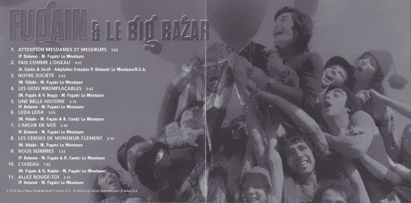 Michel Fugain & Le Big Bazar : Fugain & Le Big Bazar (CD, Album)