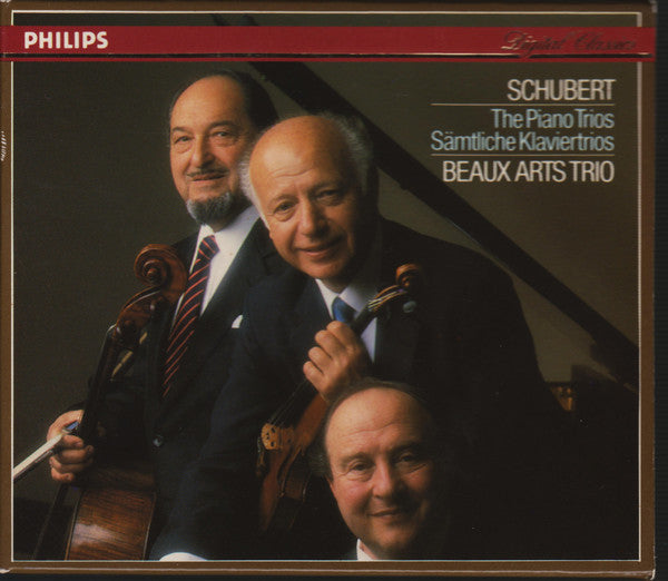 Franz Schubert, Beaux Arts Trio : The Piano Trios = Sämtliche Klaviertrios (2xCD, RE)