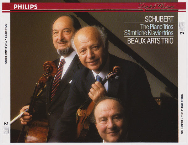 Franz Schubert, Beaux Arts Trio : The Piano Trios = Sämtliche Klaviertrios (2xCD, RE)