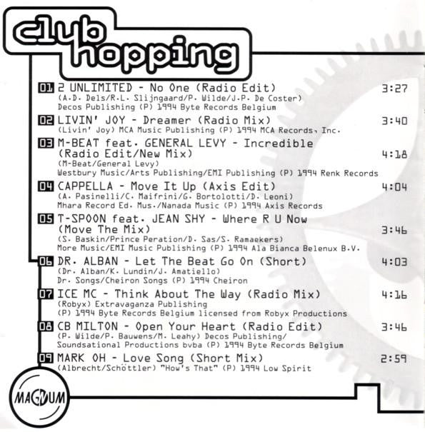 Various : Club Hopping 3 (CD, Comp)
