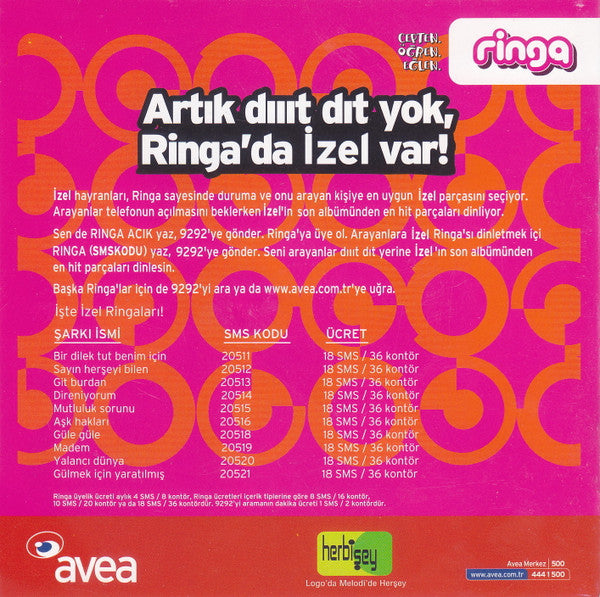 İzel : Bir Dilek Tut Benim İçin (CD, Album)