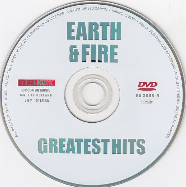 Earth And Fire : Greatest Hits (DVD-V, Comp)