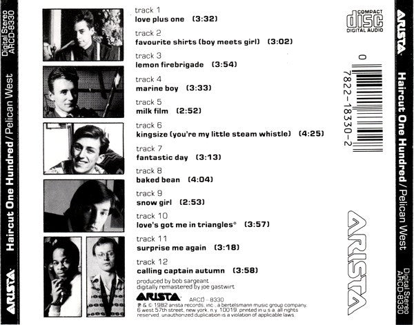 Haircut One Hundred : Pelican West (CD, Album, RE)