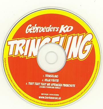 Gebroeders Ko : Tringeling (CD, Single)