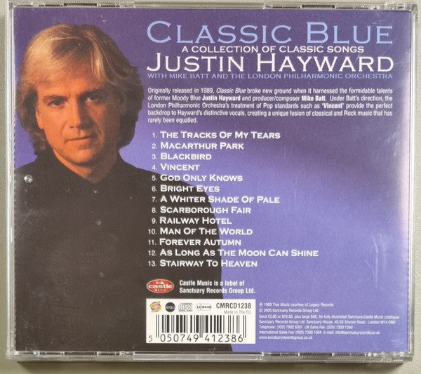 Justin Hayward With Mike Batt & London Philharmonic Orchestra : Classic Blue (CD, Album, RE)