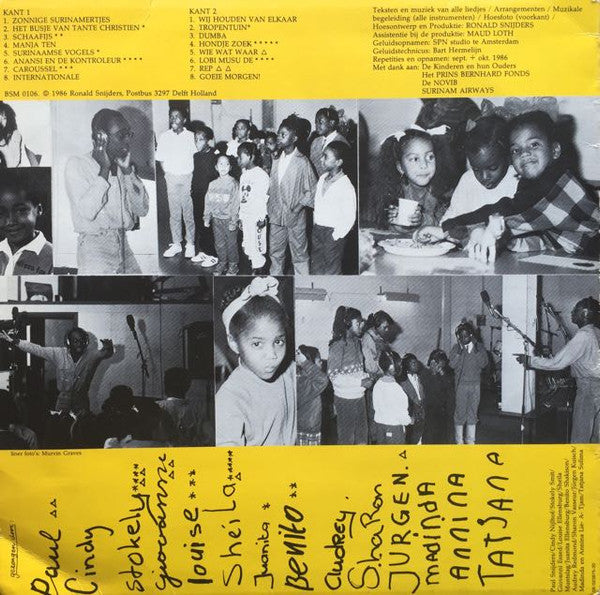 Ronald Snijders : Zonnige Surinamertjes (LP, Album)