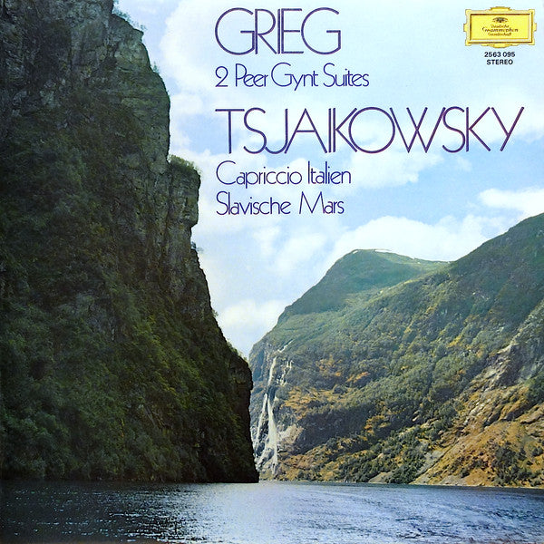 Edvard Grieg / Pyotr Ilyich Tchaikovsky : 2 Peer Gynt Suites / Capriccio Italien / Slavische Mars (LP, Comp, Gat)