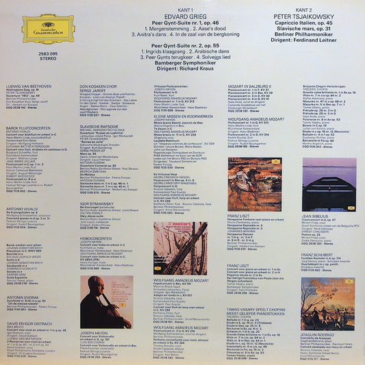 Edvard Grieg / Pyotr Ilyich Tchaikovsky : 2 Peer Gynt Suites / Capriccio Italien / Slavische Mars (LP, Comp, Gat)