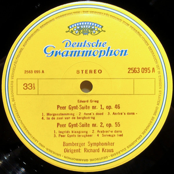 Edvard Grieg / Pyotr Ilyich Tchaikovsky : 2 Peer Gynt Suites / Capriccio Italien / Slavische Mars (LP, Comp, Gat)