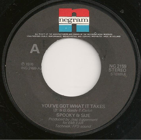 Spooky & Sue : You've Got What It Takes (7", Single)