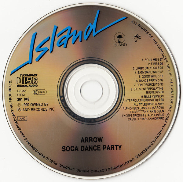 Arrow (2) : Soca Dance Party (CD, Album)
