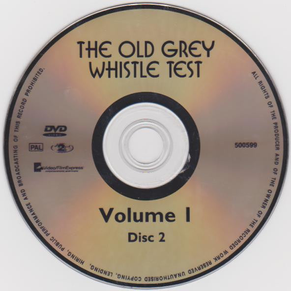 Various : The Old Grey Whistle Test (2xDVD-V, Mono, PAL, 4:3)