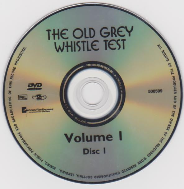 Various : The Old Grey Whistle Test (2xDVD-V, Mono, PAL, 4:3)