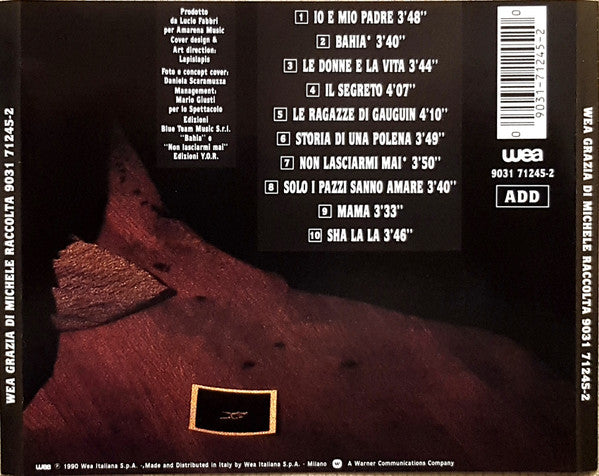 Grazia Di Michele : Raccolta (CD, Comp, RE)