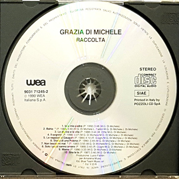 Grazia Di Michele : Raccolta (CD, Comp, RE)