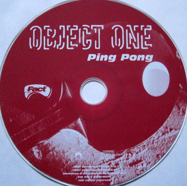 Object One : Ping Pong (CD, Maxi)