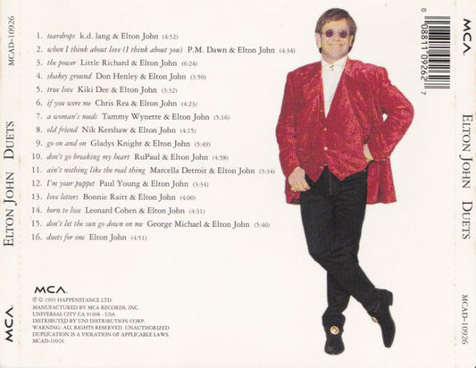 Elton John : Duets (CD, Album)