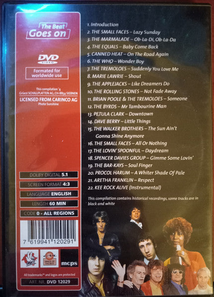 Various : The Beat Goes On (DVD-V, PAL)