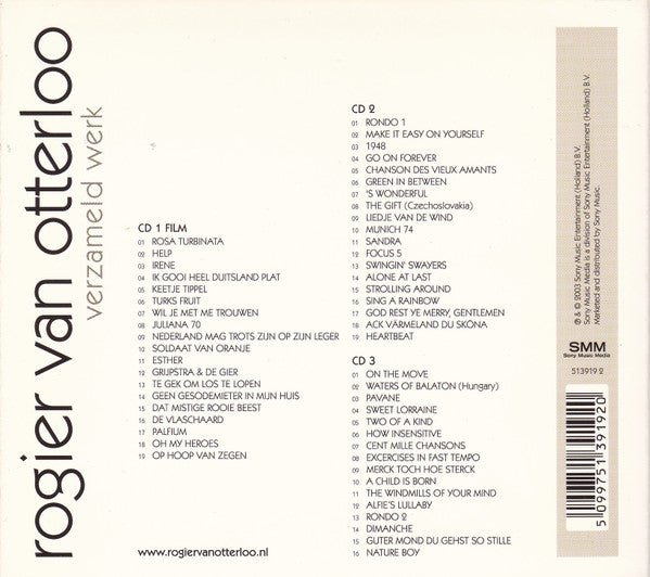 Rogier Van Otterloo : Verzameld Werk (3xCD, Comp, Dig)