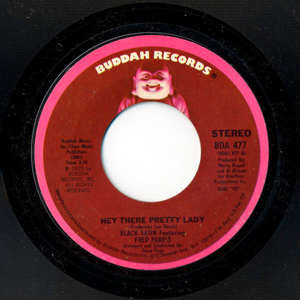 Black Satin Featuring Fred Parris : Everybody Stand And Clap Your Hands (For The Entertainer) (7")