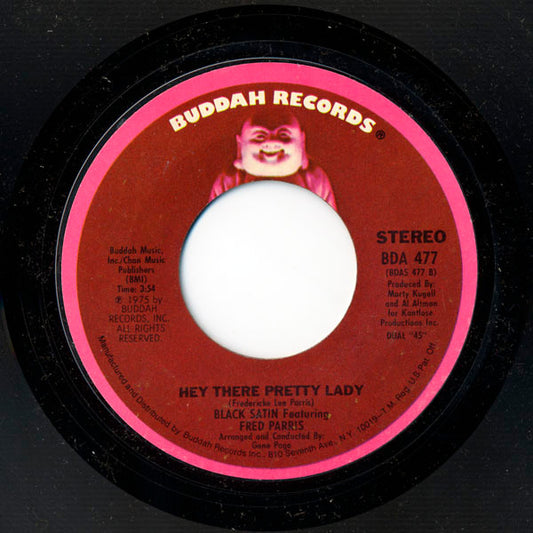 Black Satin Featuring Fred Parris : Everybody Stand And Clap Your Hands (For The Entertainer) (7")