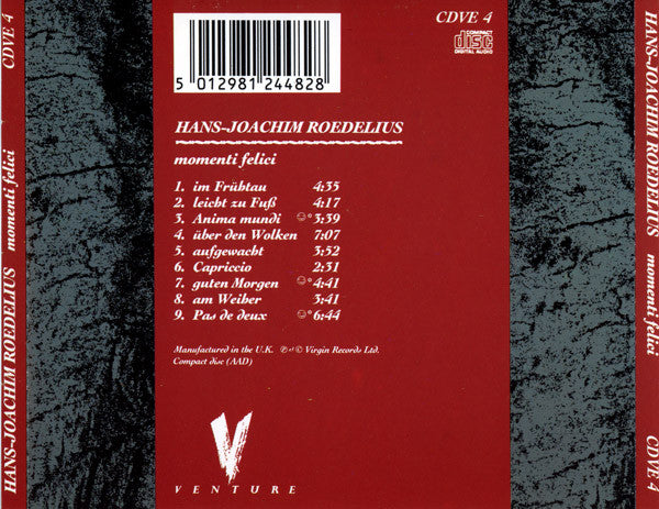 Hans-Joachim Roedelius : Momenti Felici (CD, Album)