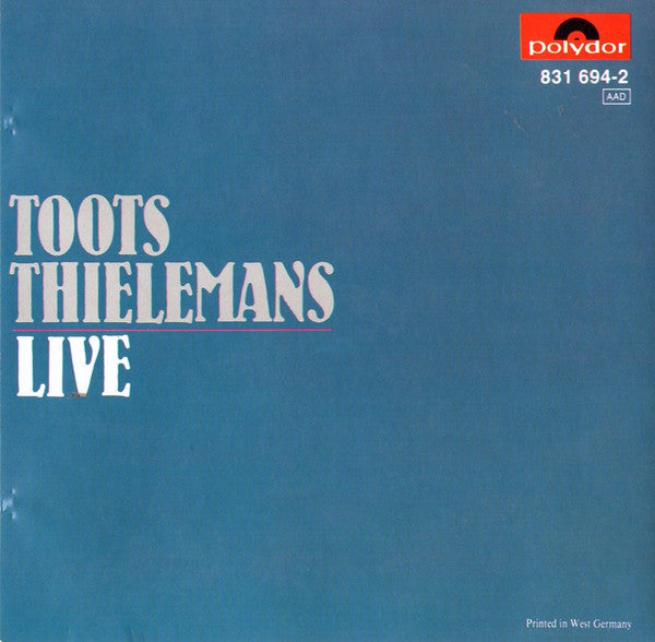 Toots Thielemans : Live (CD, Comp, RM)