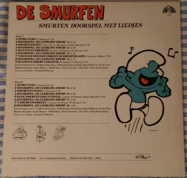 The Smurfs (2) : De Smurfen Deel 2 - Hoorspel Met Liedjes (LP)