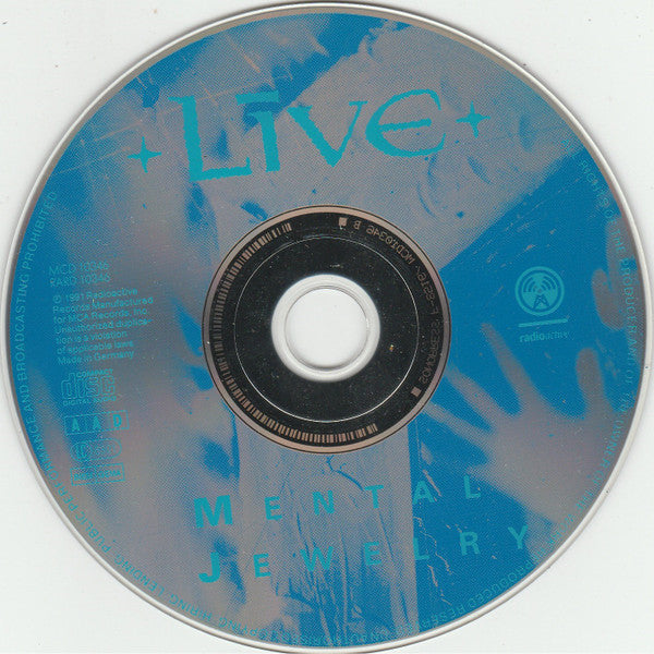 Live : Mental Jewelry (CD, Album, RE)