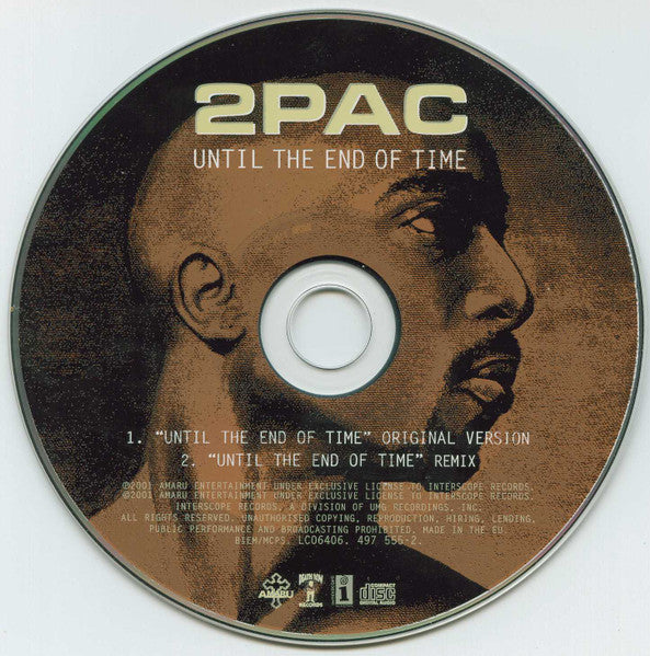 2Pac : Until The End Of Time (CD, Single)